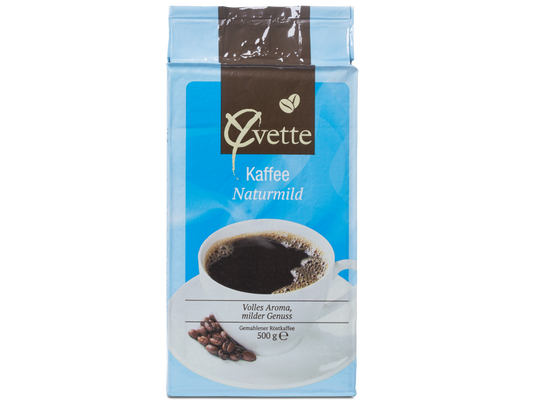 Yvette Filterkaffee Naturmild, 500 g gemahlener Kaffee